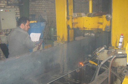 روند ساخت اسکلت فلزی در کارگاه