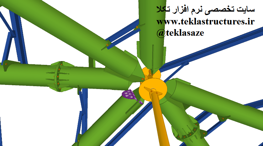 پروژه های tekla structures